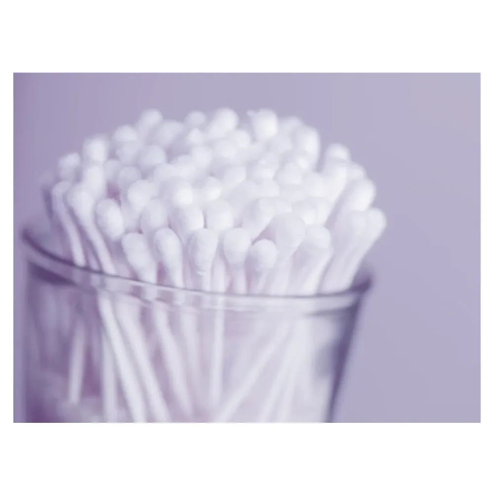 1100 Ct Cotton Swabs Double Tipped Q Tip Clean Ear Wax Makeup Applicator Remover