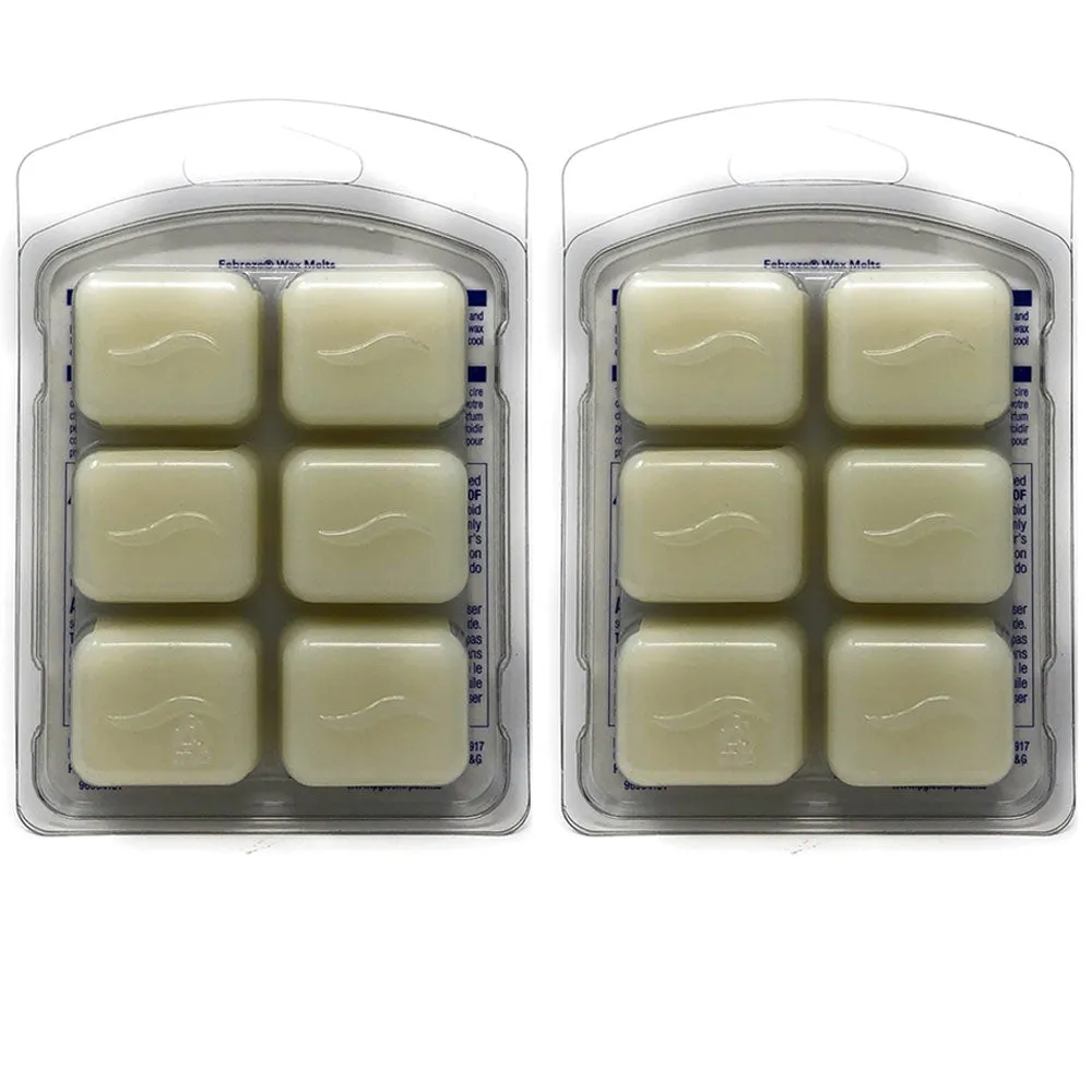2 Pk Febreze Wax Melts Lemongrass Ginger Scent Cube Tarts Candle Warmers 2.75oz