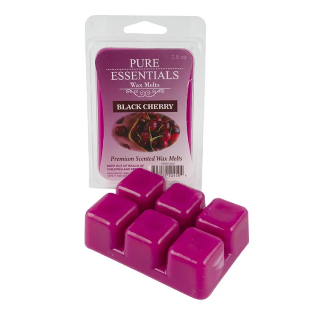 2PK Black Cherry Strongly Scented Hand Poured Wax Melts Candle Fragrance 2.5 oz