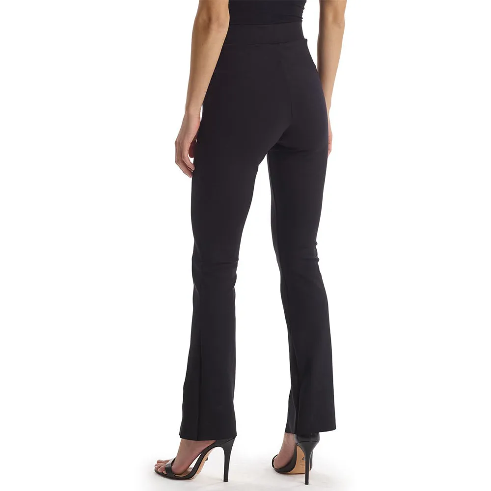 Neoprene Split Front Pant Black