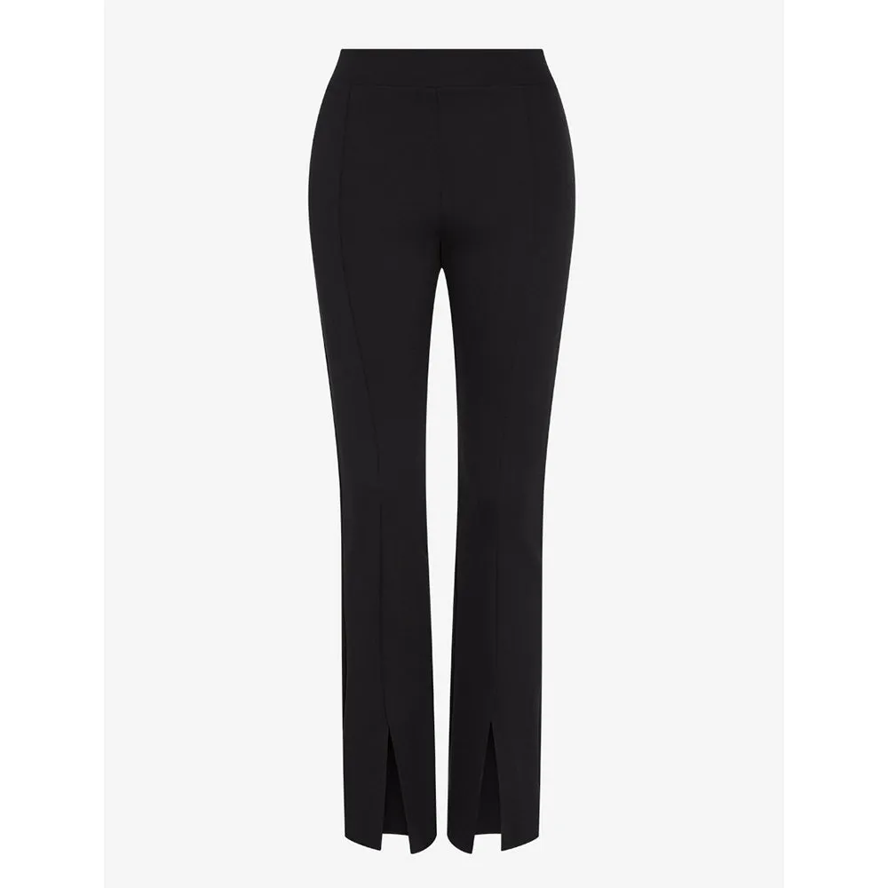 Neoprene Split Front Pant Black
