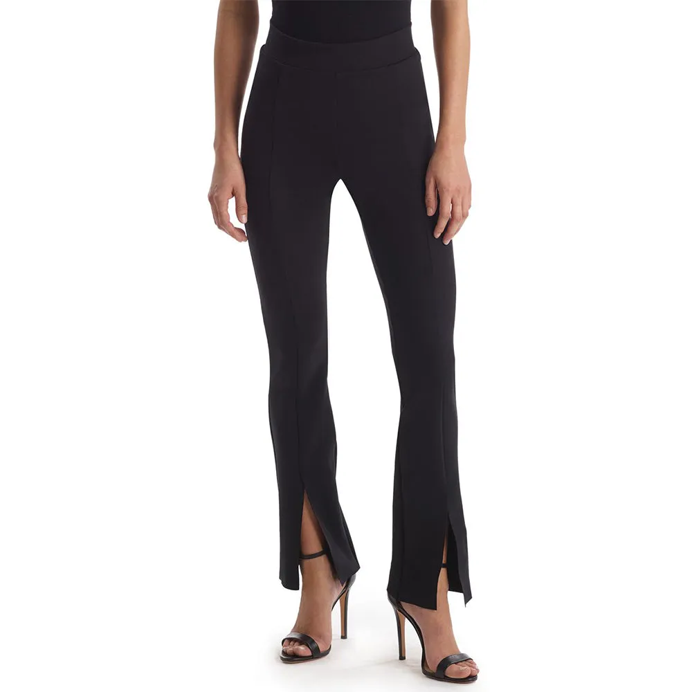 Neoprene Split Front Pant Black