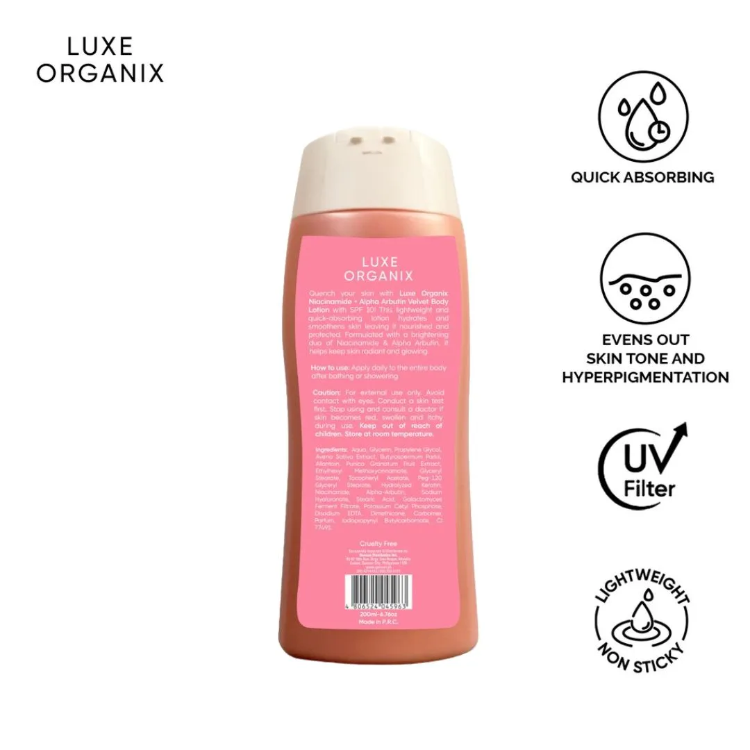Niacinamide   Alpha Arbutin Velvet Body Lotion 200ml