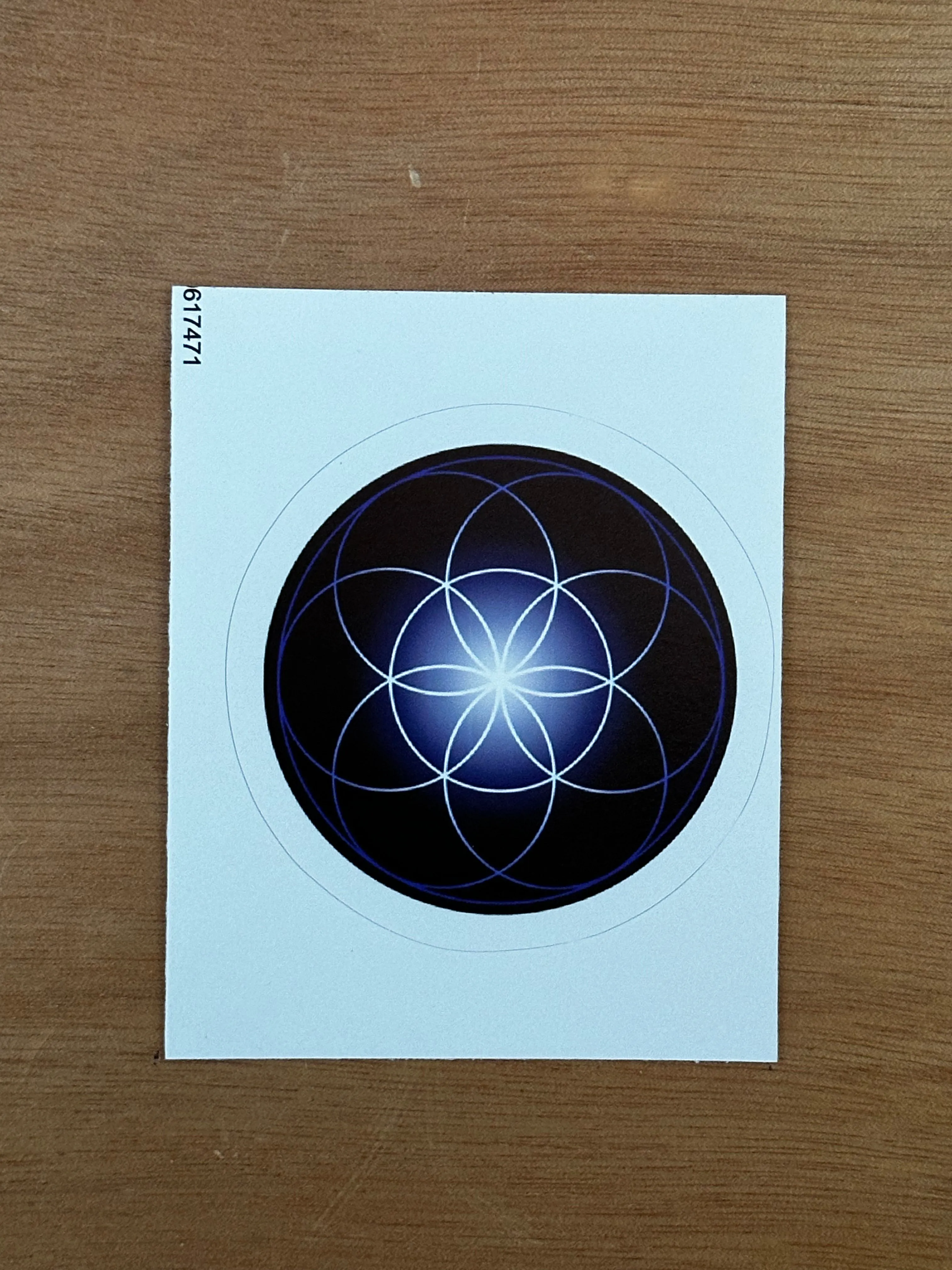 Seed of Life in Blue Sticker