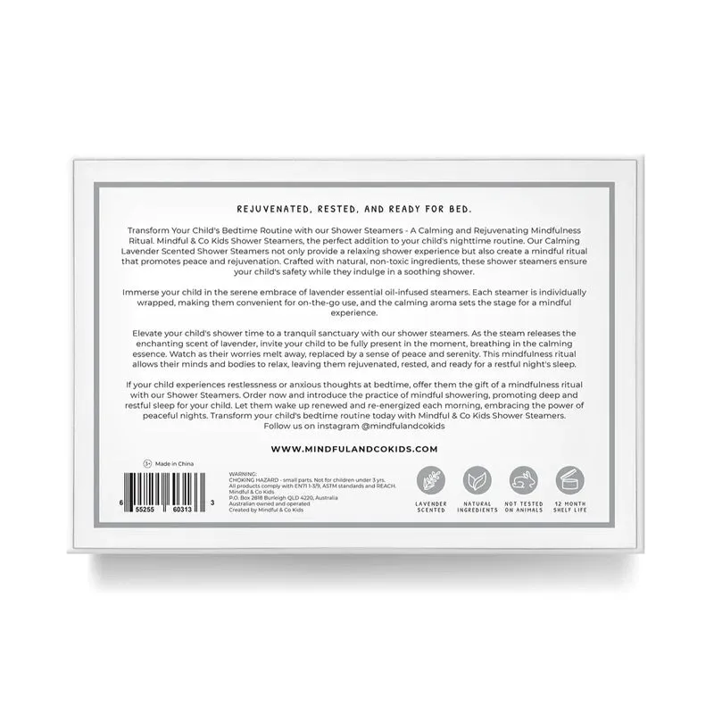 Sensory Shower Steamers