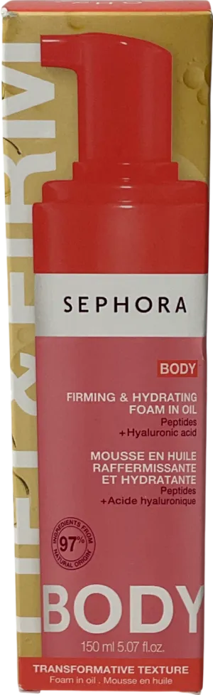sephora Lift & Firm Hydrating Body Oil Foam 150ml