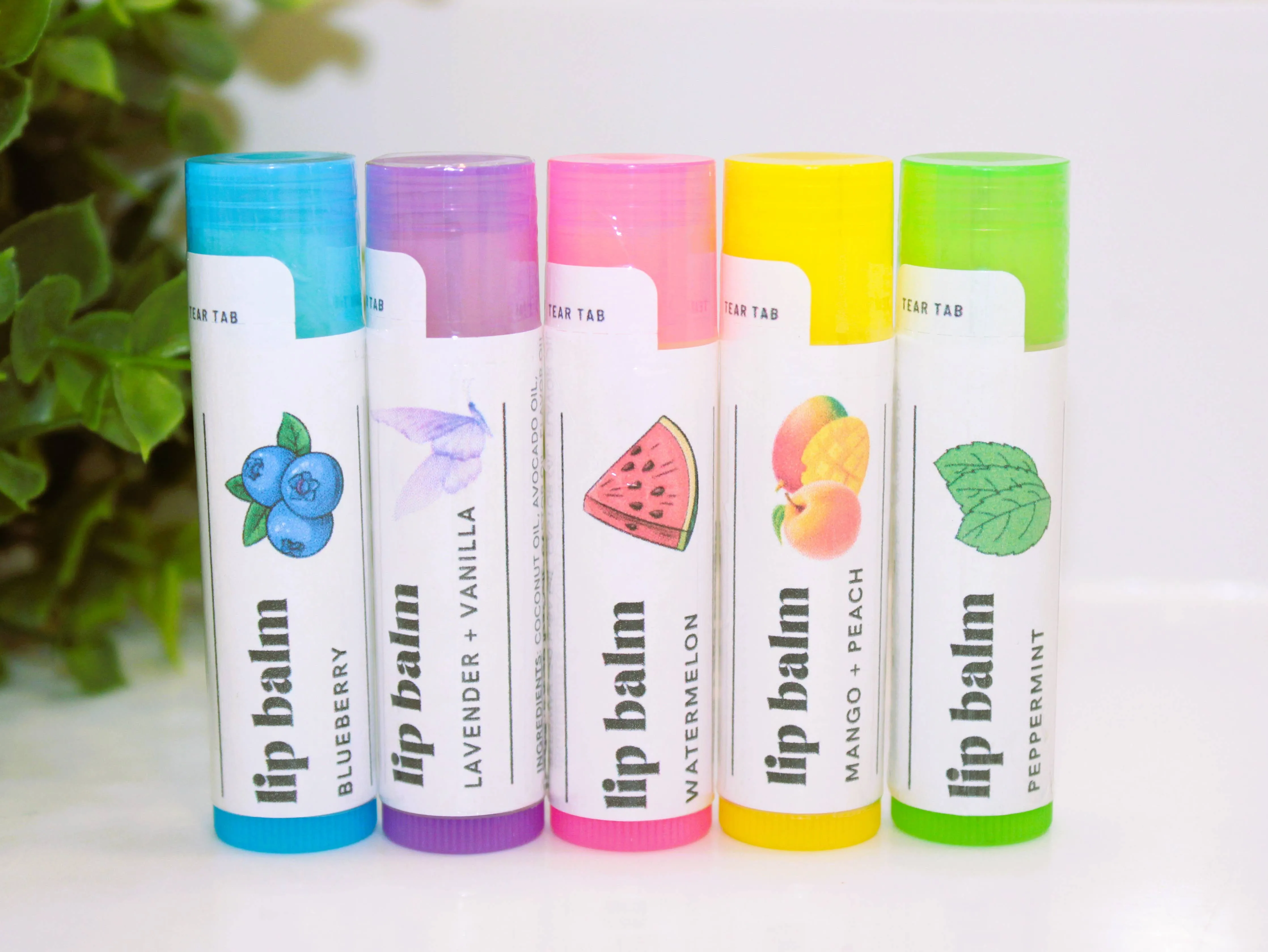 Sweet Peppermint Lip Balm, Natural Chapstick, Lips Smacker