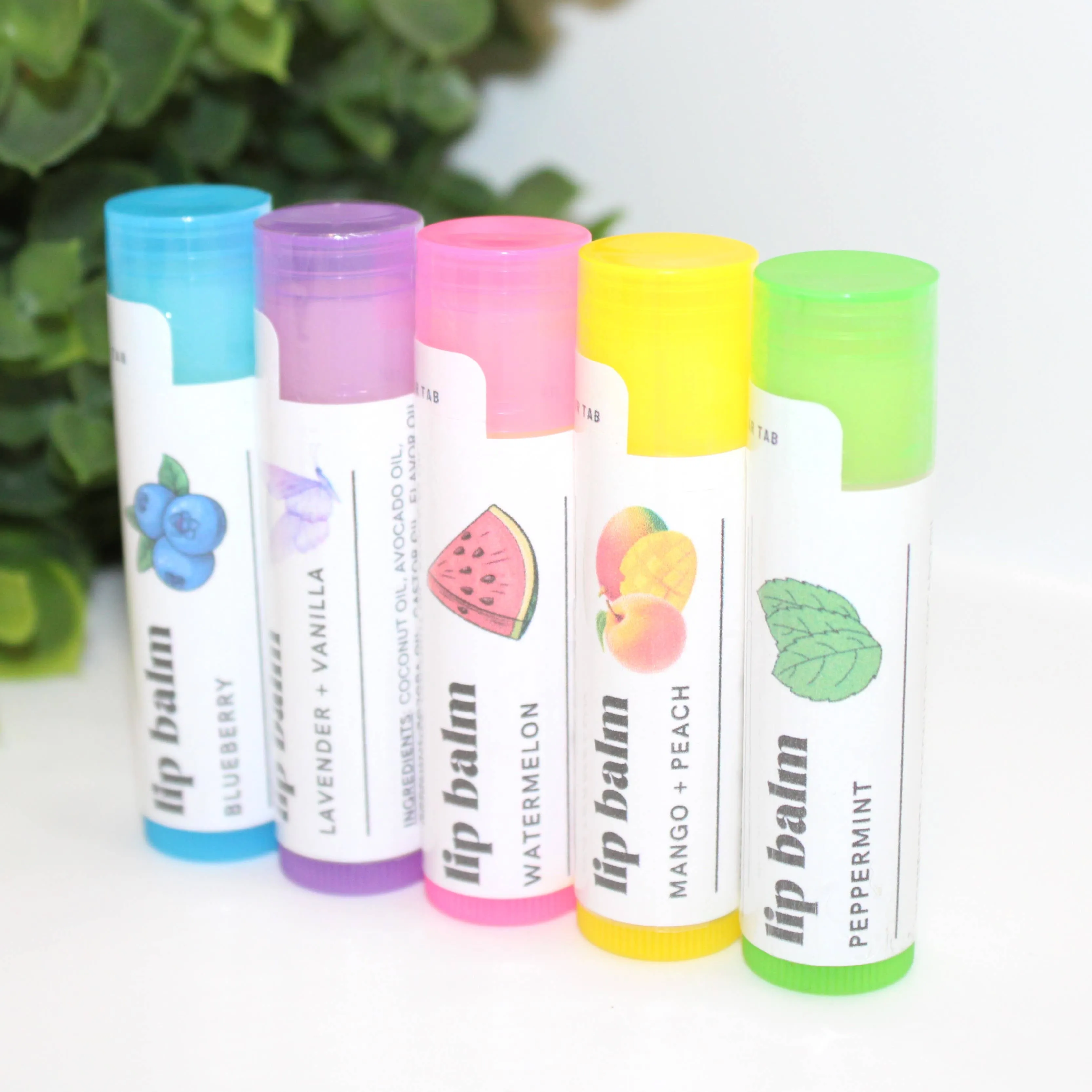 Sweet Peppermint Lip Balm, Natural Chapstick, Lips Smacker