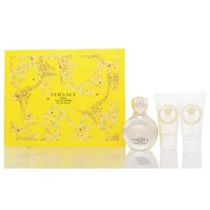 Versace Eros Set of Perfume Body Lotion and Shower Gel (VRE7)