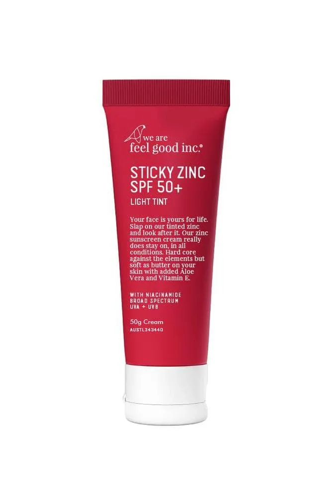 WE ARE FEEL GOOD STICKY ZINC SPF 50  - LIGHT TINT